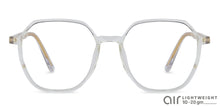 Load image into Gallery viewer, Transparent Hexagonal Full Rim Unisex Eyeglasses by Lenskart Air LA-143760