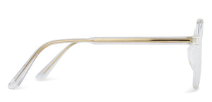 Transparent Hexagonal Full Rim Unisex Eyeglasses by Lenskart Air LA-143760