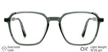 Load image into Gallery viewer, Green Hexagonal Full Rim Unisex Eyeglasses by Lenskart Air LA-146019