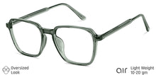 Load image into Gallery viewer, Green Hexagonal Full Rim Unisex Eyeglasses by Lenskart Air LA-146019