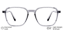 Load image into Gallery viewer, Grey Hexagonal Full Rim Unisex Eyeglasses by Lenskart Air LA-146021