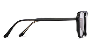 Black Square Full Rim Unisex Eyeglasses by Lenskart Air LA-146022