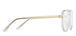 Transparent Square Full Rim Unisex Eyeglasses by Lenskart Air Computer Glasses-148640