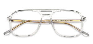 Transparent Square Full Rim Unisex Eyeglasses by Lenskart Air Computer Glasses-148640