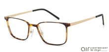 Load image into Gallery viewer, Tortoise Rectangle Full Rim Unisex Eyeglasses by Lenskart Air-144140