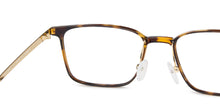 Load image into Gallery viewer, Tortoise Rectangle Full Rim Unisex Eyeglasses by Lenskart Air-144140