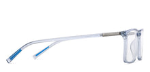 Load image into Gallery viewer, Blue Rectangle Full Rim Unisex Eyeglasses by Lenskart Air-145696