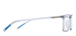 Blue Rectangle Full Rim Unisex Eyeglasses by Lenskart Air-145696