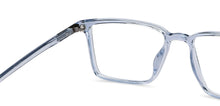 Load image into Gallery viewer, Blue Rectangle Full Rim Unisex Eyeglasses by Lenskart Air-145696