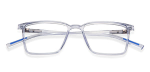 Blue Rectangle Full Rim Unisex Eyeglasses by Lenskart Air-145696