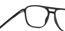 Load image into Gallery viewer, Black Aviator Full Rim Unisex Eyeglasses by Lenskart Air-145789