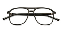 Load image into Gallery viewer, Black Aviator Full Rim Unisex Eyeglasses by Lenskart Air-145789