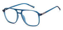 Load image into Gallery viewer, Blue Aviator Full Rim Unisex Eyeglasses by Lenskart Air LA-145791