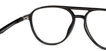 Load image into Gallery viewer, Black Aviator Full Rim Unisex Eyeglasses by Lenskart Air-145802