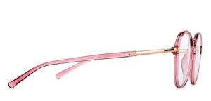 Pink Round Full Rim Wide Women Eyeglasses by Lenskart Air-145807