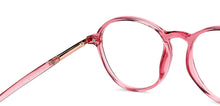 Load image into Gallery viewer, Pink Round Full Rim Wide Women Eyeglasses by Lenskart Air-145807