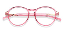 Load image into Gallery viewer, Pink Round Full Rim Wide Women Eyeglasses by Lenskart Air-145807