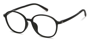 Black Round Full Rim Unisex Eyeglasses by Lenskart Air-146649