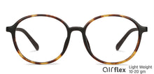 Load image into Gallery viewer, Brown Round Full Rim Medium Unisex Eyeglasses by Lenskart Air-146650