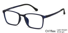Load image into Gallery viewer, Blue Rectangle Full Rim Unisex Eyeglasses by Lenskart Air LA-146654