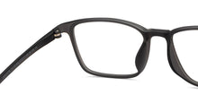 Load image into Gallery viewer, Grey Rectangle Full Rim Unisex Eyeglasses by Lenskart Air-201558
