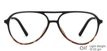 Load image into Gallery viewer, Brown Aviator Full Rim Unisex Eyeglasses by Lenskart Air-147084