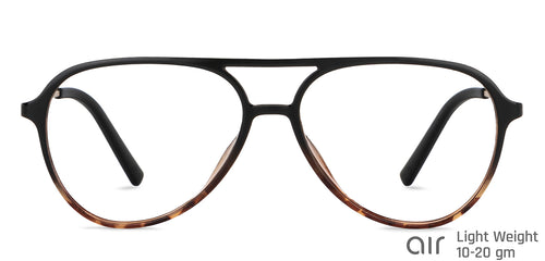 Brown Aviator Full Rim Unisex Eyeglasses by Lenskart Air-147084