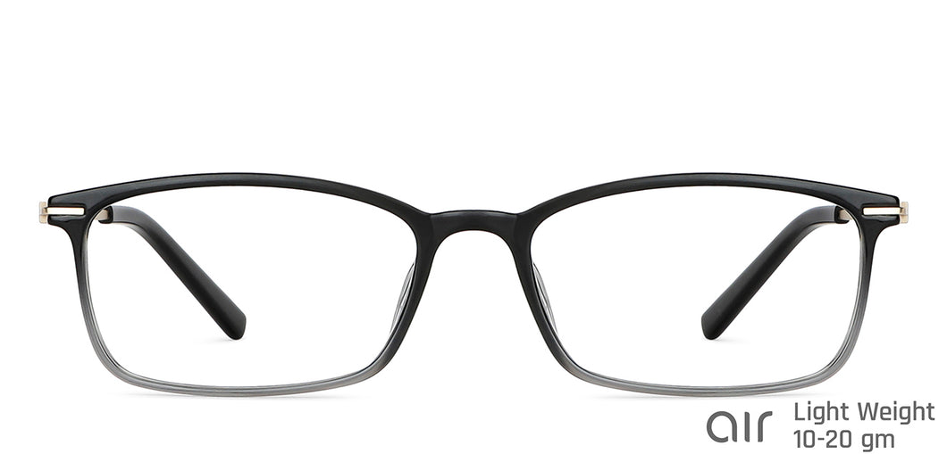 Multi Color Rectangle Full Rim Unisex Eyeglasses by Lenskart Air-147088