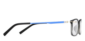 Multi Color Rectangle Full Rim Unisex Eyeglasses by Lenskart Air-147088