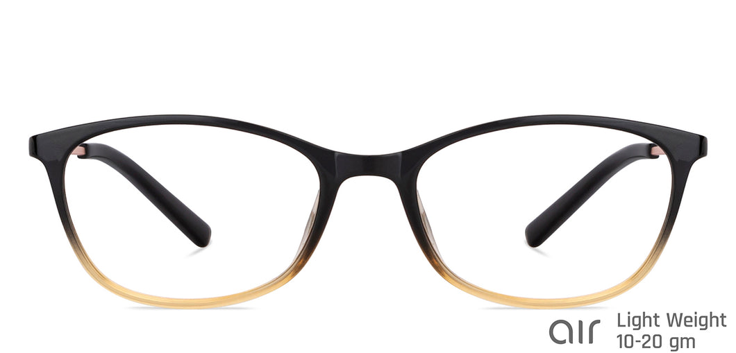 Black Cat Eye Full Rim Women Eyeglasses by Lenskart Air-147090