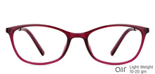 Load image into Gallery viewer, Purple Cat Eye Full Rim Women Eyeglasses by Lenskart Air-147091
