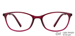 Purple Cat Eye Full Rim Women Eyeglasses by Lenskart Air-147091