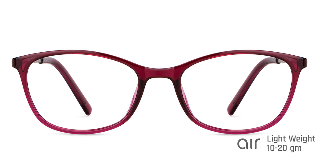 Purple Cat Eye Full Rim Women Eyeglasses by Lenskart Air-147091
