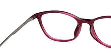 Load image into Gallery viewer, Purple Cat Eye Full Rim Women Eyeglasses by Lenskart Air-147091