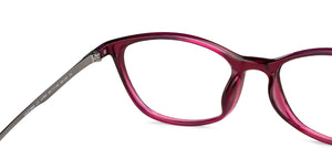 Purple Cat Eye Full Rim Women Eyeglasses by Lenskart Air-147091
