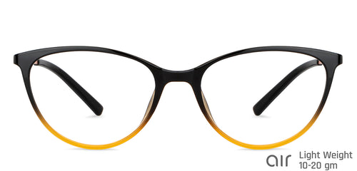 Black Cat Eye Full Rim Women Eyeglasses by Lenskart Air-147093
