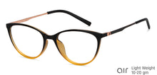 Load image into Gallery viewer, Black Cat Eye Full Rim Women Eyeglasses by Lenskart Air-147093