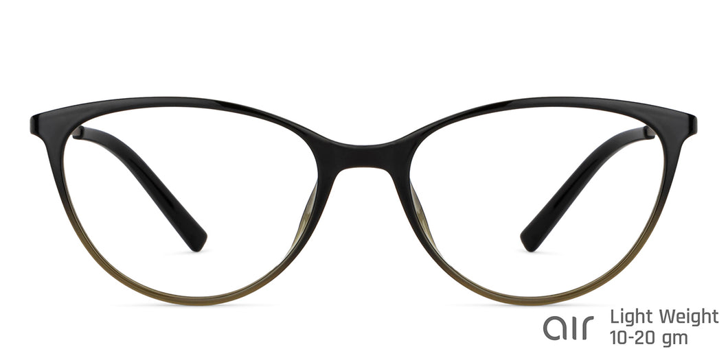 Green Cat Eye Full Rim Women Eyeglasses by Lenskart Air-147094