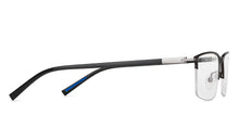 Load image into Gallery viewer, Gunmetal Rectangle Half Rim Unisex Eyeglasses by Lenskart Air-147095