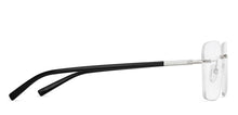 Load image into Gallery viewer, Silver Rectangle Rimless Unisex Eyeglasses by Lenskart Air-147101