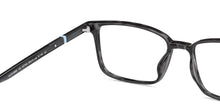 Load image into Gallery viewer, Grey Rectangle Full Rim Unisex Eyeglasses by Lenskart Air-147104