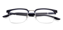 Load image into Gallery viewer, Blue Rectangle Full Rim Unisex Eyeglasses by Lenskart Air-147111
