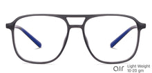 Load image into Gallery viewer, Grey Square Full Rim Unisex Eyeglasses by Lenskart Air-147117