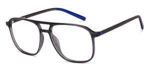 Grey Square Full Rim Unisex Eyeglasses by Lenskart Air-147117