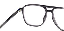 Load image into Gallery viewer, Grey Square Full Rim Unisex Eyeglasses by Lenskart Air-147117
