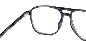 Grey Square Full Rim Unisex Eyeglasses by Lenskart Air-147117