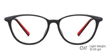 Load image into Gallery viewer, Black Cat Eye Full Rim Women Eyeglasses by Lenskart Air-147119