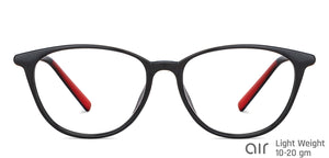 Black Cat Eye Full Rim Women Eyeglasses by Lenskart Air-147119