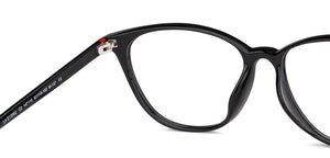 Black Cat Eye Full Rim Women Eyeglasses by Lenskart Air-147119