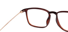 Load image into Gallery viewer, Brown Square Full Rim Unisex Eyeglasses by Lenskart Air-147429